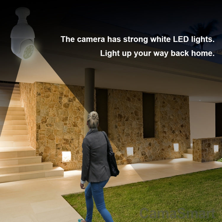 DP19 Smart WiFi HD Outdoor Network Light Bulb Camera, Support Infrared Night Vision & Motion Detection & TF Card, DP19 DP19 Smart WiFi HD Outdoor Network Light Bulb Camera, Support Infrared Night Vision & Motion Detection & TF Card, DP19
